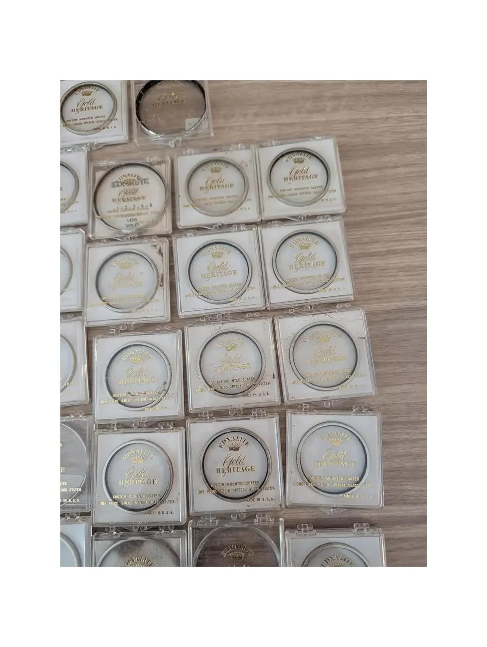 Old Stock Vtg Ednalite Coated Optical Lens  40+